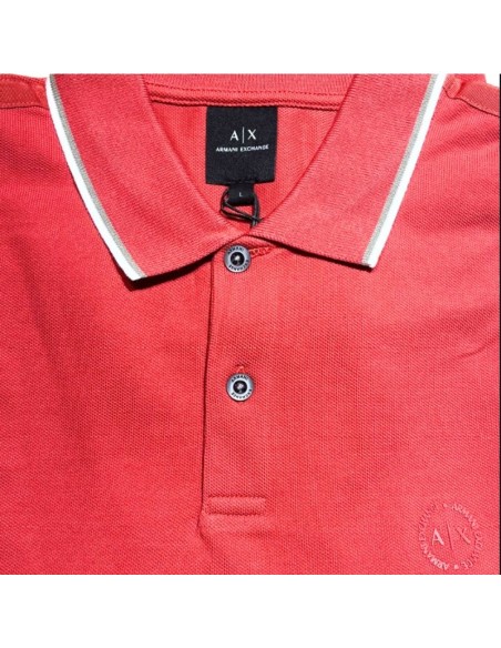 ARMANI EXCHANGE POLO 8NZF75Z8M5Z_RO ROJO (M)