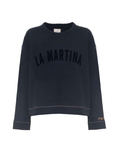 LA MARTINA SUDADERA XWF301FP112_MAR MARINO (W)