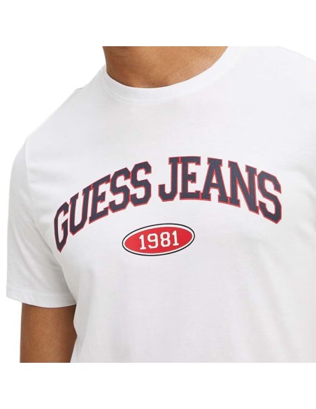 GUESS CAMISETAS M4YI57K8HM0_BL BLANCO (M)