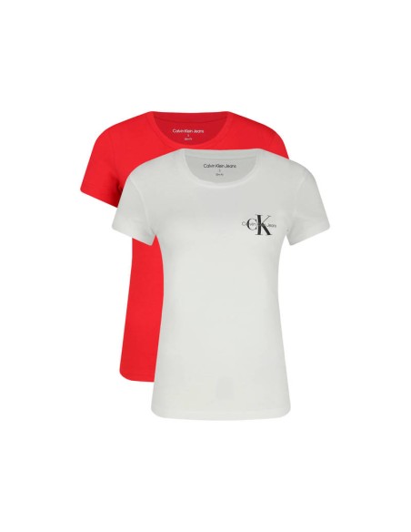 CALVIN KLEIN CAMISETAS J20J219734_BL-RO BLANCO-ROJO (W) CALVIN KLEIN CAMISETAS J20J219734_BL-RO BLANCO-ROJO (W)