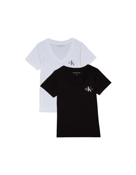 CALVIN KLEIN CAMISETAS J20J223447_BL-NG BLANCO-NEGRO (W) CALVIN KLEIN CAMISETAS J20J223447_BL-NG BLANCO-NEGRO (W)