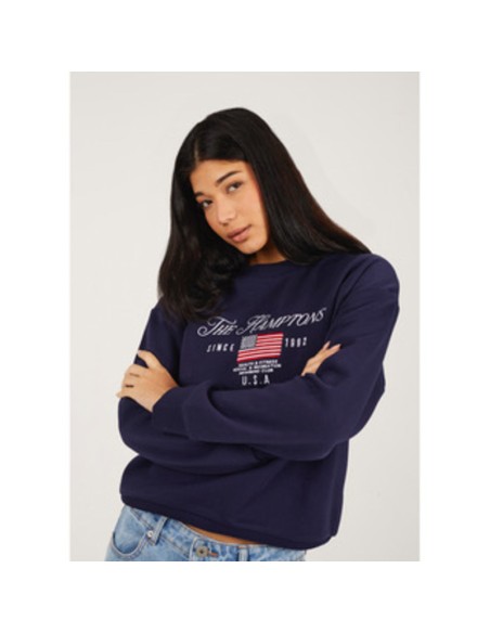 BRAVE SOUL SUDADERA 69TATENAVY_MAR MARINO (W)