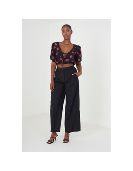 BRAVE SOUL PANTALONES 272NAOMIBLK_NG NEGRO (W)