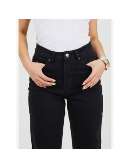 BRAVE SOUL JEANS 340MANGOWB_NG NEGRO (W)