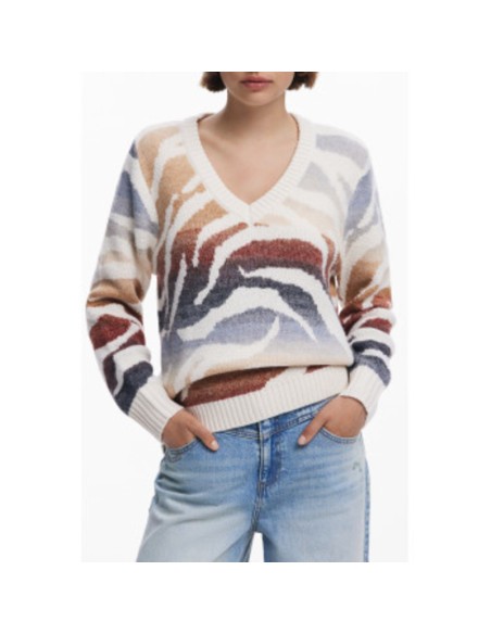 DESIGUAL JERSEY 25WWJF21_BL BLANCO (W)