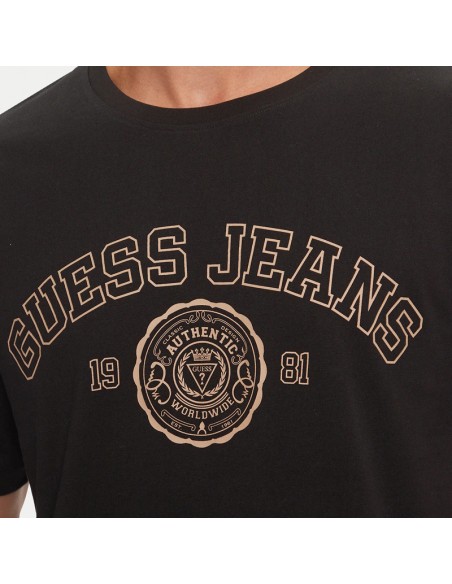 GUESS CAMISETAS M4BI83K8FQ4_NG NEGRO (M)