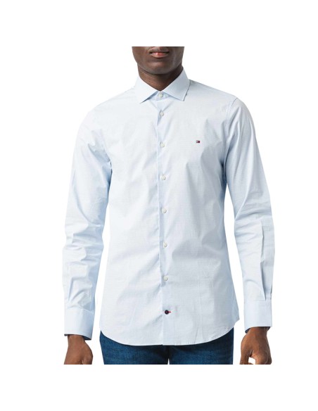TOMMY HILFIGER CAMISA MW0MW35798_AZ AZUL (M) TOMMY HILFIGER CAMISA MW0MW35798_AZ AZUL (M)