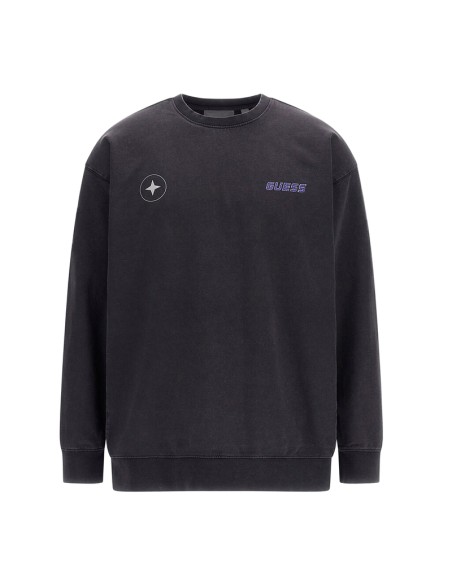 GUESS SUDADERA Z4BQ16K6ZS1_NG NEGRO (M)