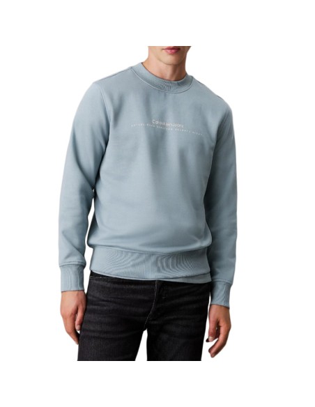 CALVIN KLEIN SUDADERA J30J327119_AZ AZUL (M)