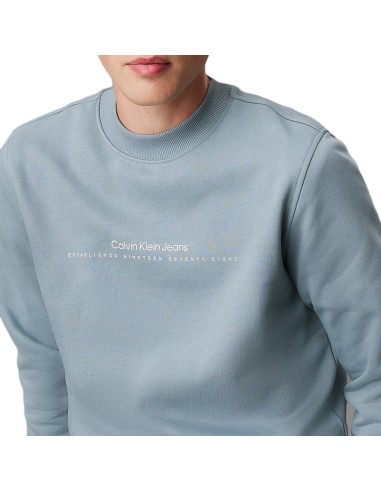 CALVIN KLEIN SUDADERA J30J327119_AZ AZUL (M)