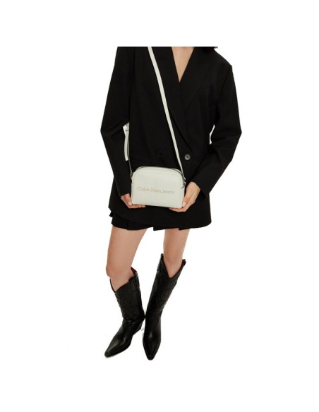 CALVIN KLEIN BOLSO K60K612220_BL BLANCO (COW) CALVIN KLEIN BOLSO K60K612220_BL BLANCO (COW)