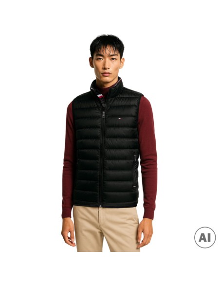 TOMMY HILFIGER CHALECO MW0MW18762_NG NEGRO (M) TOMMY HILFIGER CHALECO MW0MW18762_NG NEGRO (M)