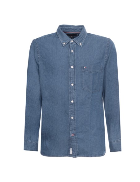 TOMMY HILFIGER CAMISA XM0XM02457_AZ AZUL (M) TOMMY HILFIGER CAMISA XM0XM02457_AZ AZUL (M)